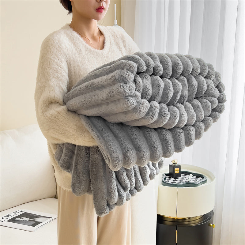 FlannelStripes | double-sided blanket
