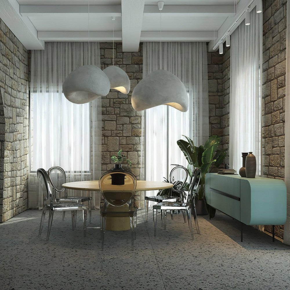 Modern cloud-shaped pendant light