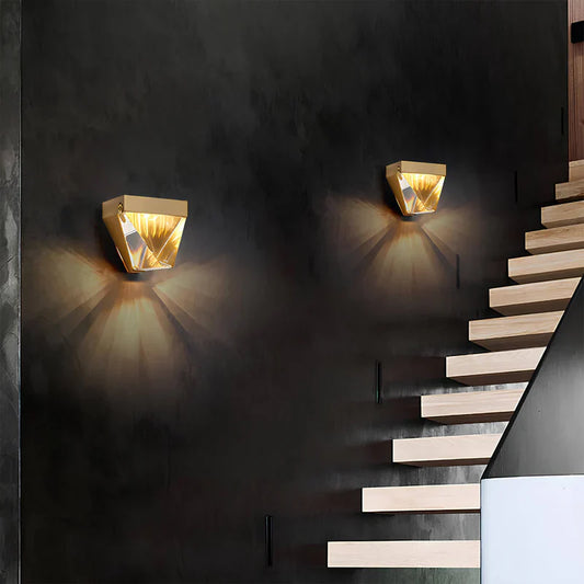 Fishing lamp | radiant wall lighting with artistic lighting design