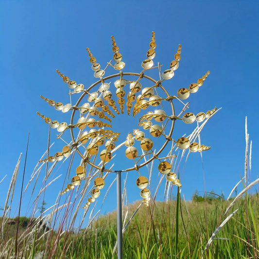 Winddance - kinetic windmill made of metal