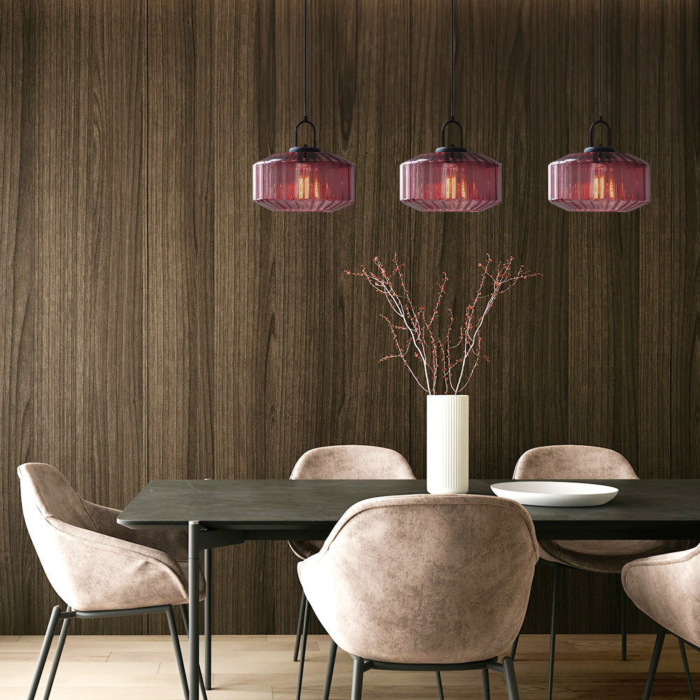 GlamGlow Retro Glass Pendant Light