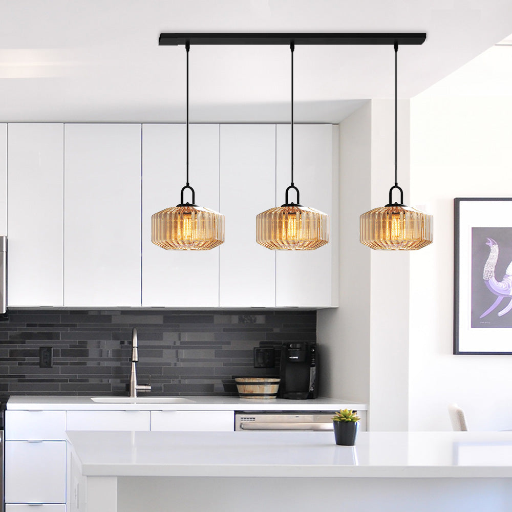 GlamGlow Retro Glass Pendant Light
