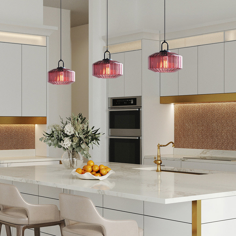 GlamGlow Retro Glass Pendant Light