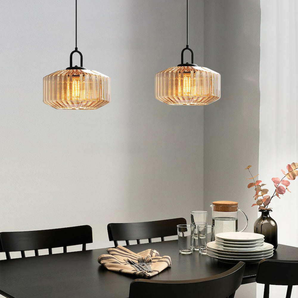 GlamGlow Retro Glass Pendant Light