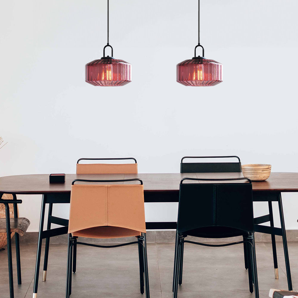 GlamGlow Retro Glass Pendant Light