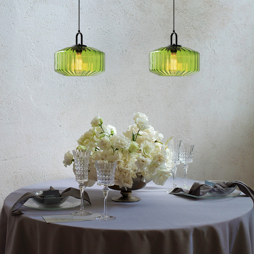 GlamGlow Retro Glass Pendant Light