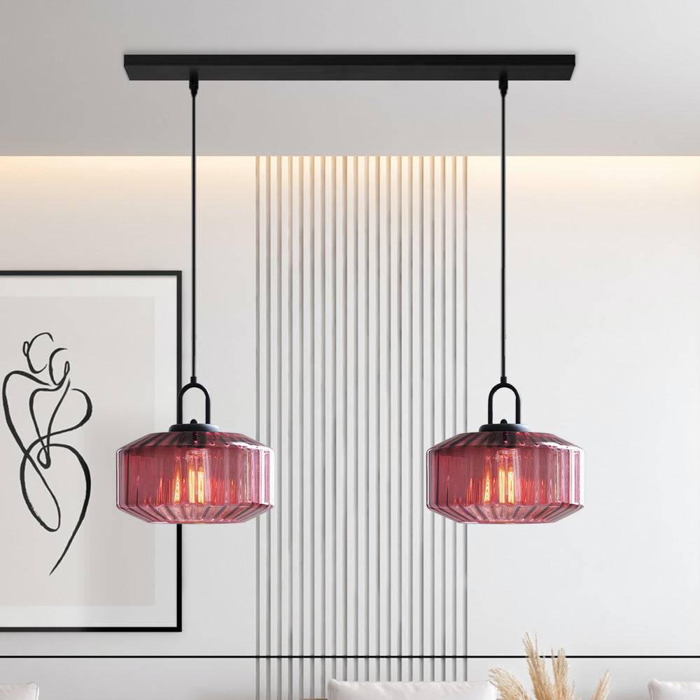GlamGlow Retro Glass Pendant Light