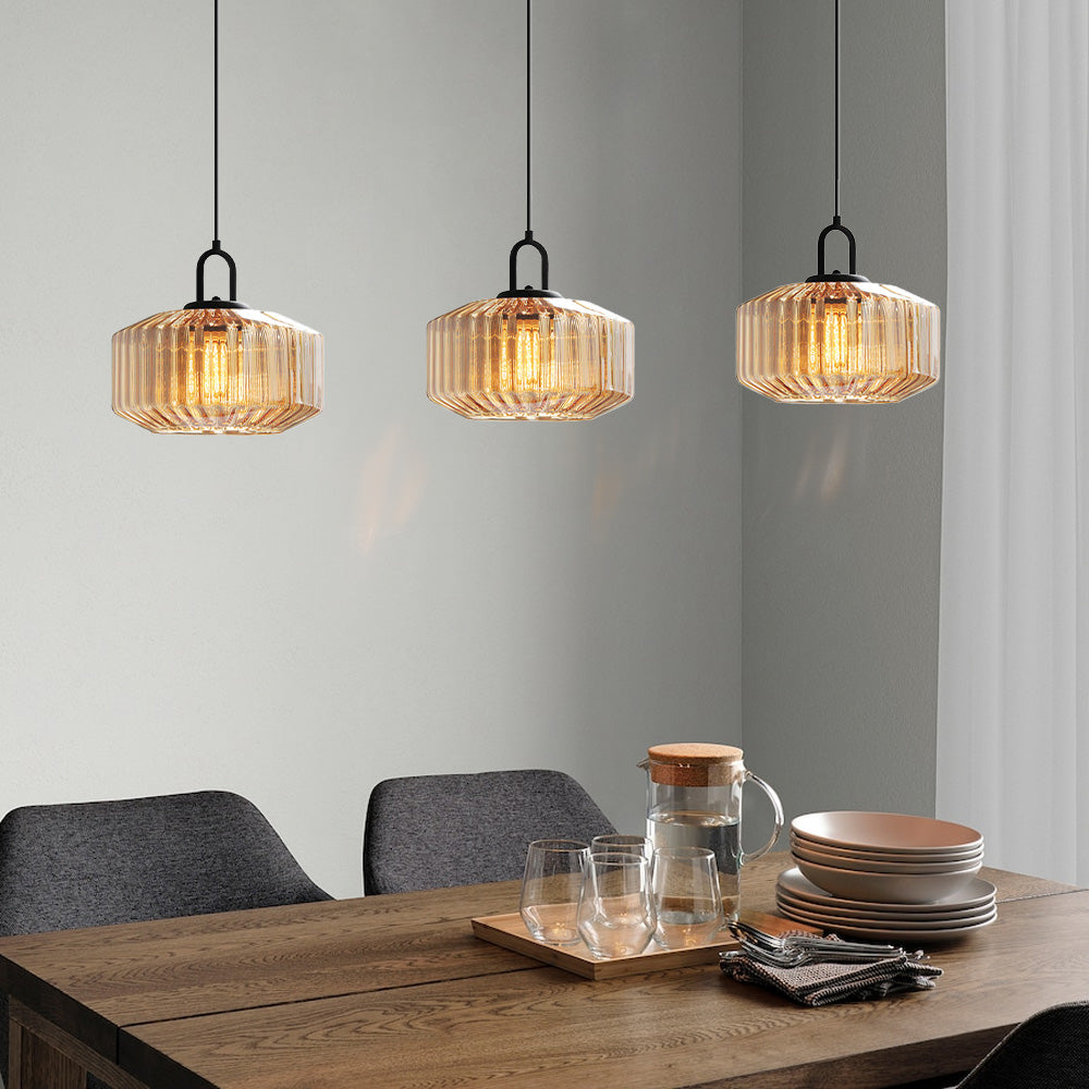 GlamGlow Retro Glass Pendant Light