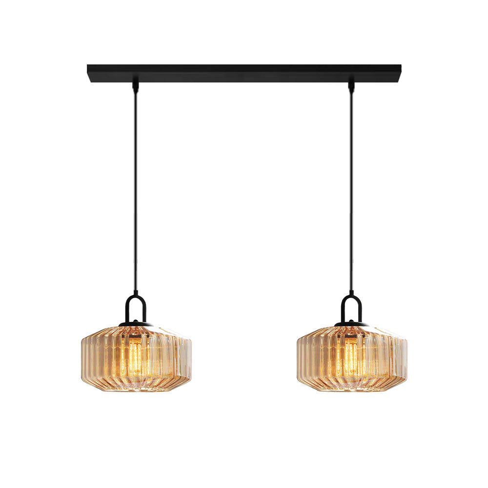 GlamGlow Retro Glass Pendant Light