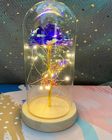 Galaxy rose eternal lamp
