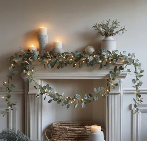 Fairy light olive branch - magical light chain in olive branch design