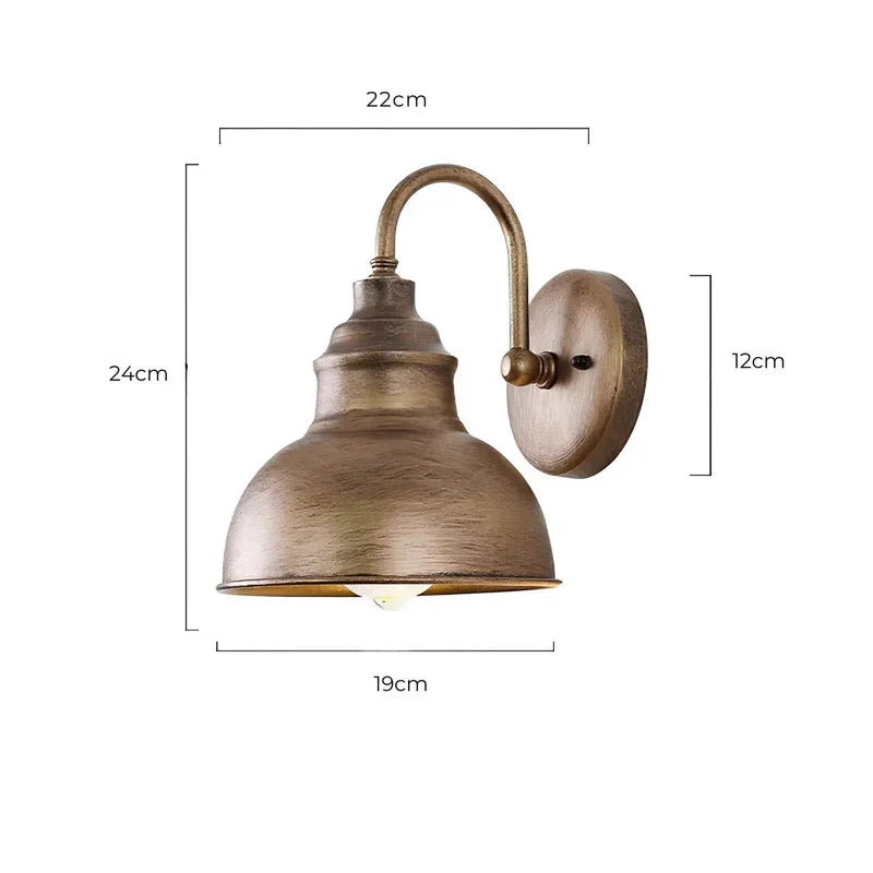 Antiqueglow | vintage style outdoor wall light